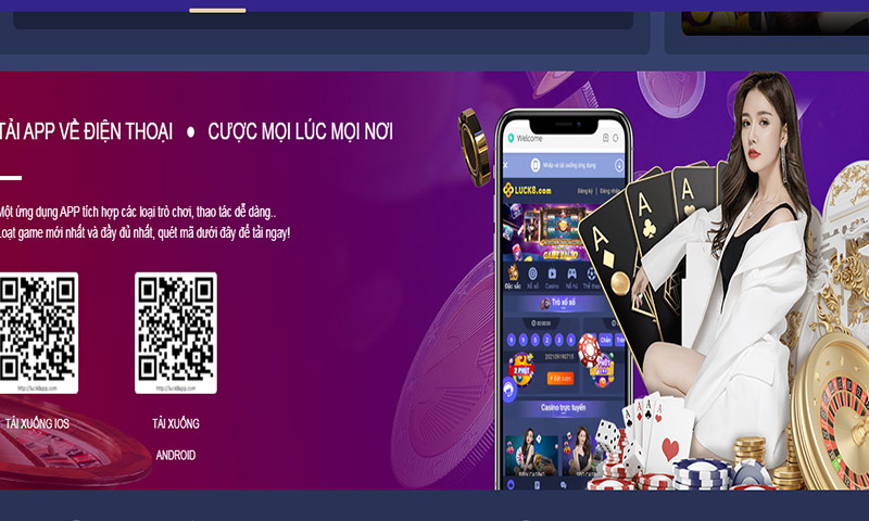 Tải app Luck8 trên điện thoại IOS